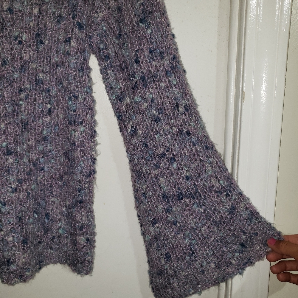 Lavender & Turquoise - •F21• | Boho Knit Sweater - Picture 4 of 8